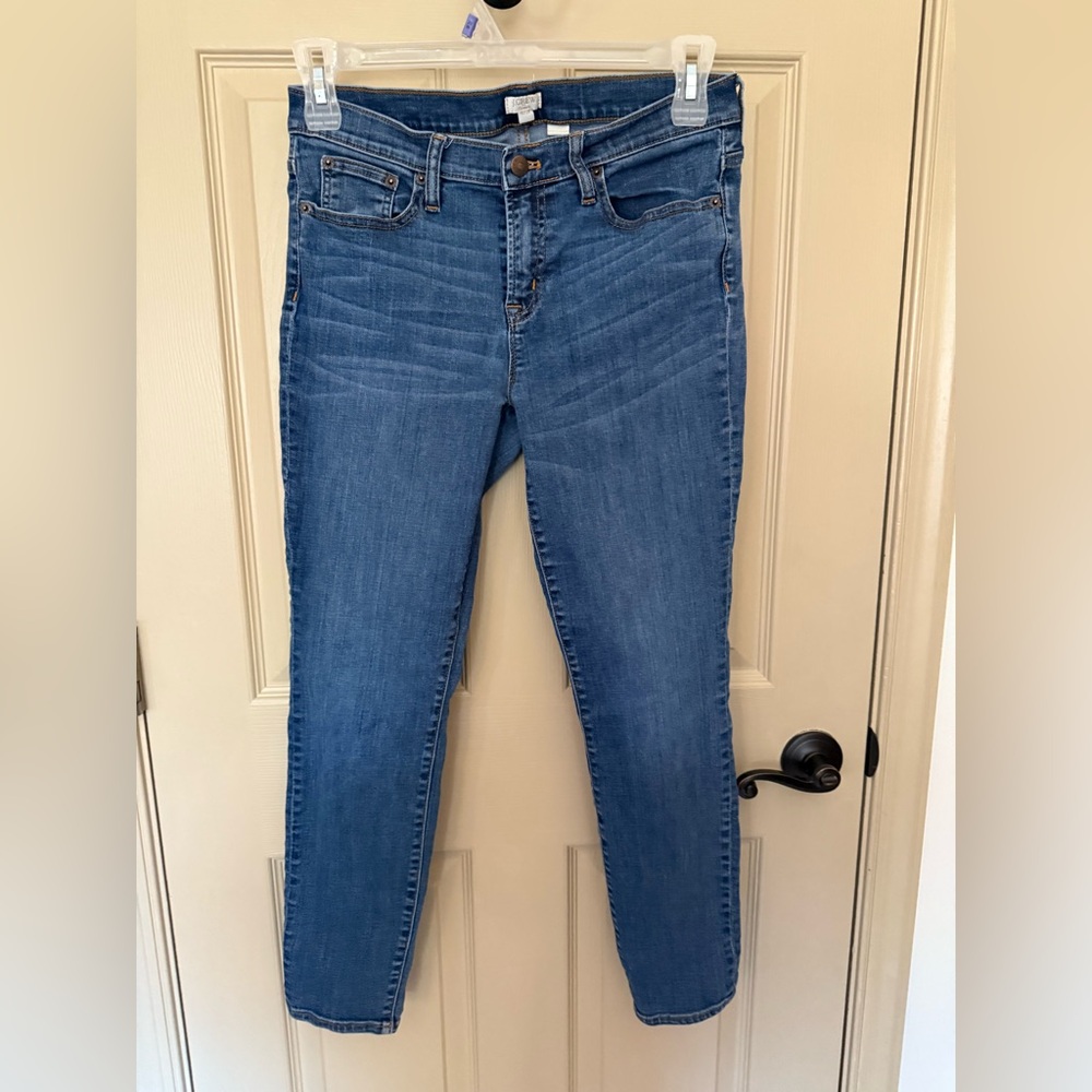 J. Crew Women's Skinny Jeans in Denim Blue